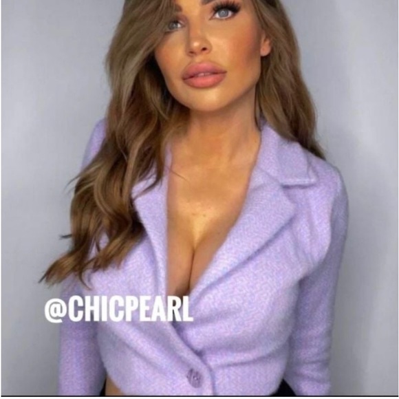 Zara Eyelash Crop Blazer Sweater - Picture 3 of 12